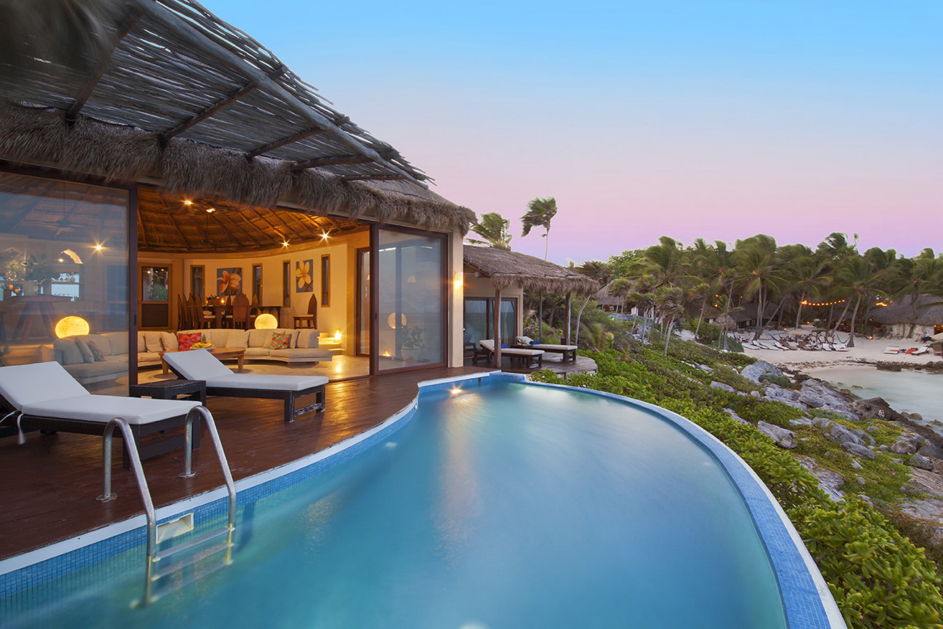 Tulum, Mexico - Oceanfront Vacation Estate | SP Realty